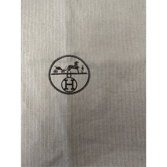 COPY - HERMES Tweed Drawstring Birkin Storage Dust Bag 22”X 20.5” - Picture 5 of 5